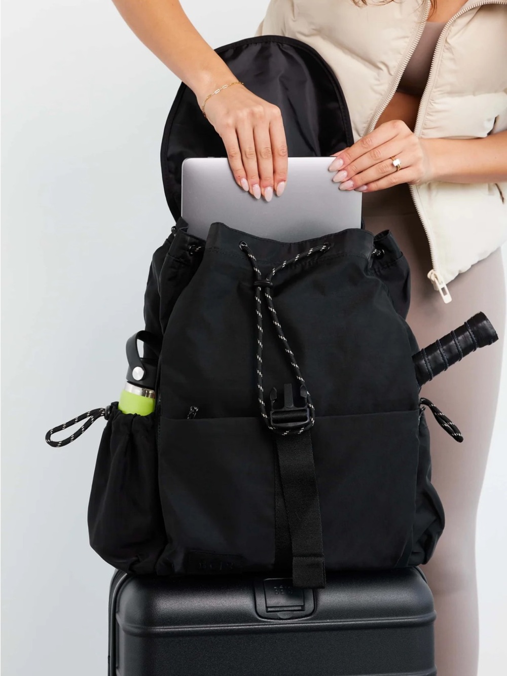 Beis The Sport Backpack Black - Picture 4 of 11